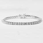 Sparkling Tennis Silver Bracelets
