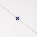 Add a touch of charm with the Blue Clover Bracelet, crafted in fine silver and sparkling zircon stones. This delicate bracelet features a beautiful four-leaf clover design, symbolizing luck and positivity.