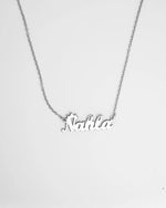 Customized Crown Name Silver Necklace