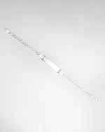 Classic Link Personalized Silver Bracelet For Men