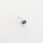 Sapphire Twilight Silver Ring