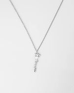 Customized Heart Key Silver Necklace