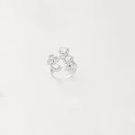 Made from silver and set with sparkling crystal stones