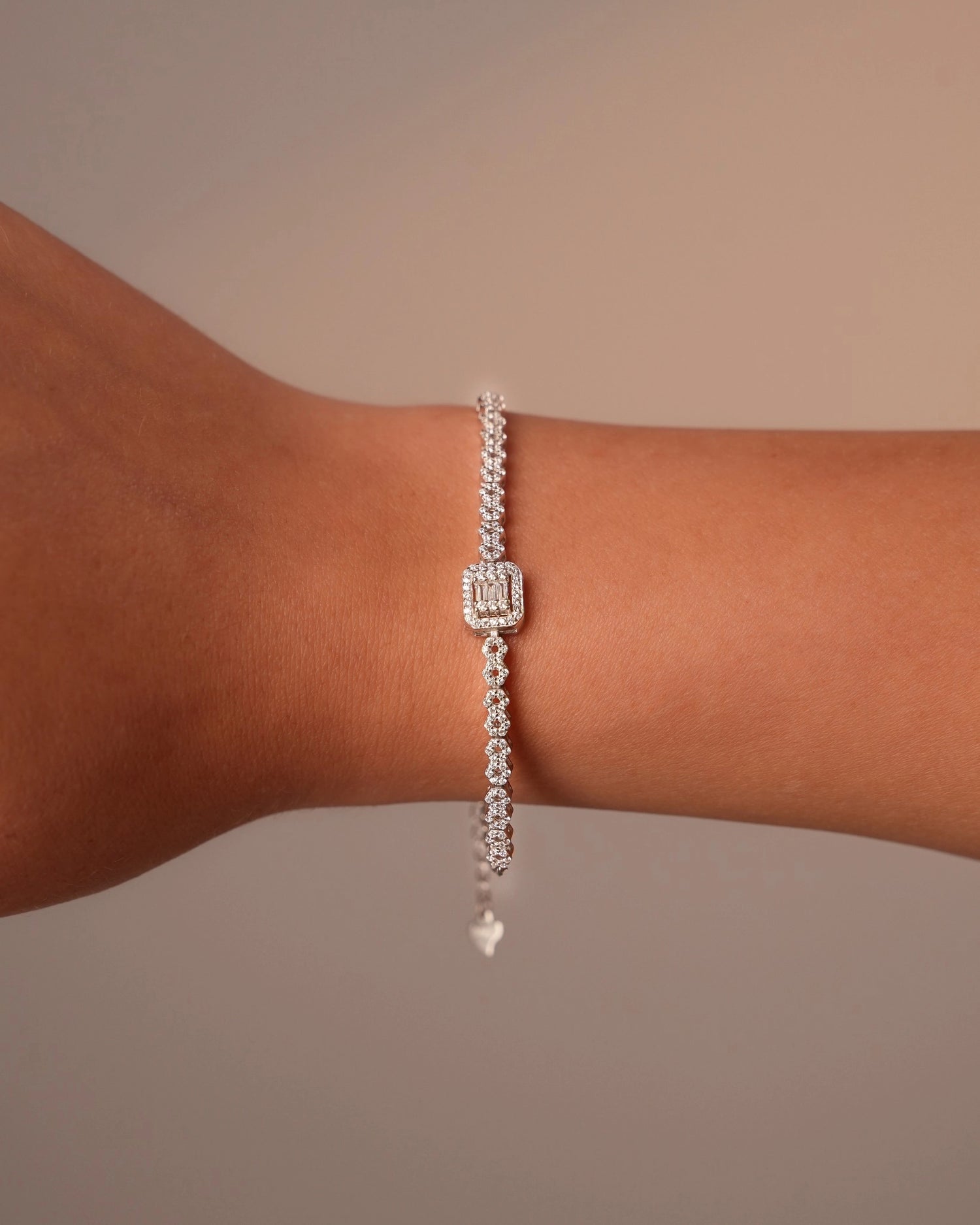 Verta Square Silver Bracelet