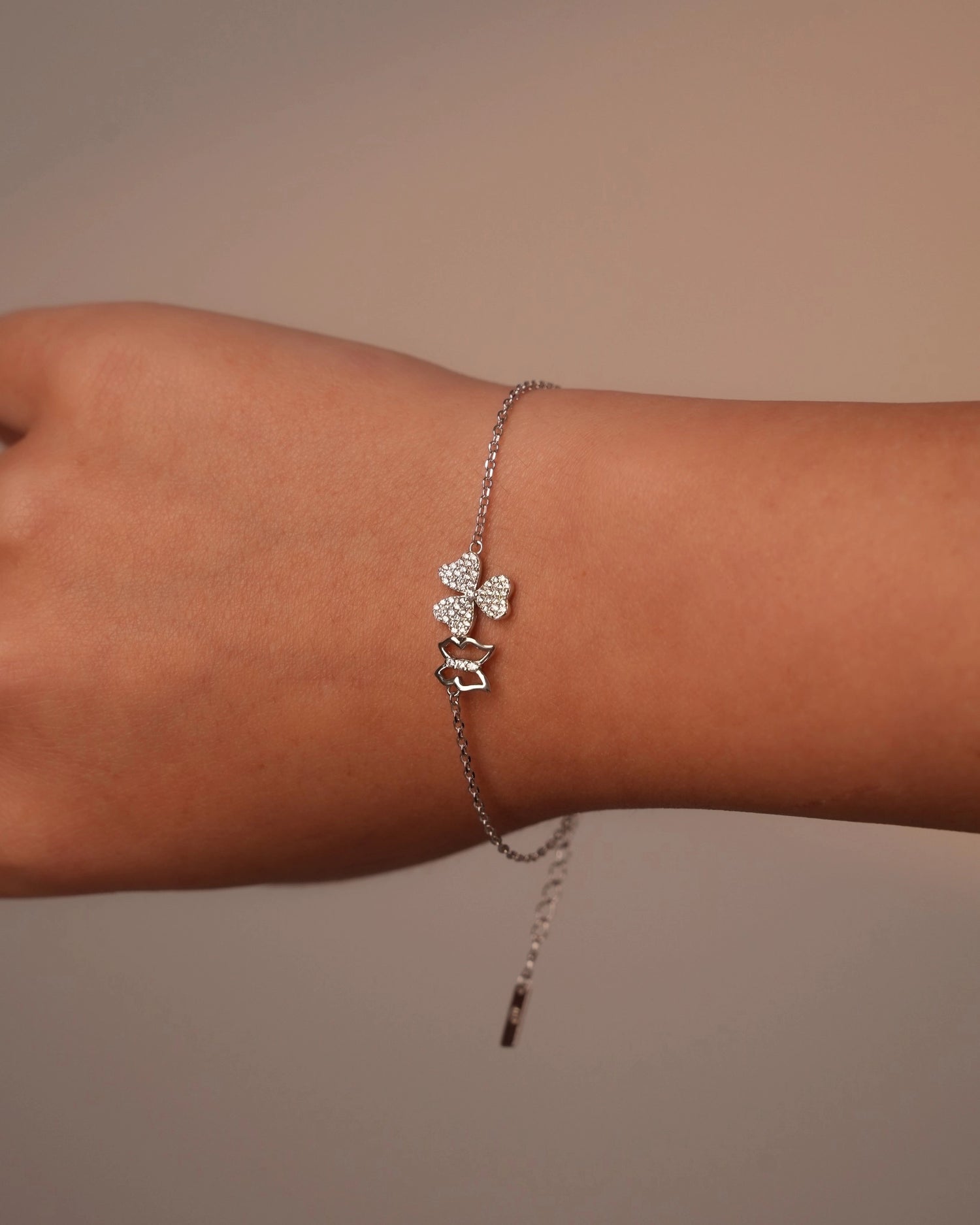 Butterfly Whispers Silver Bracelet