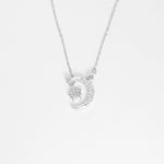 The Moon and Star Necklace is a delicate expression of celestial beauty. Crafted from fine silver and adorned with brightening zircon stones, the crescent moon gently cradles a sparkling star, creating a piece that feels both magical and timeless.