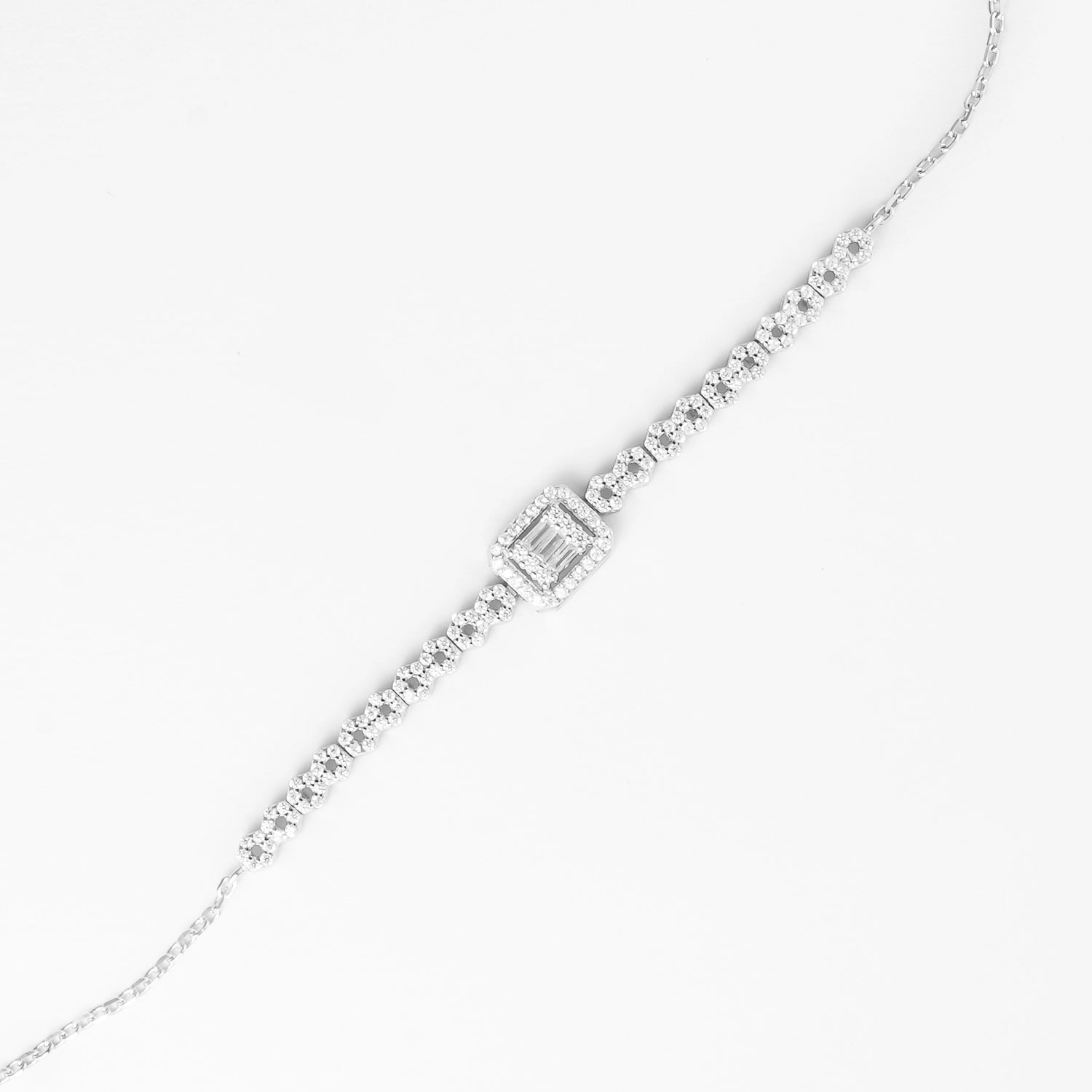 Verta Square Silver Bracelet